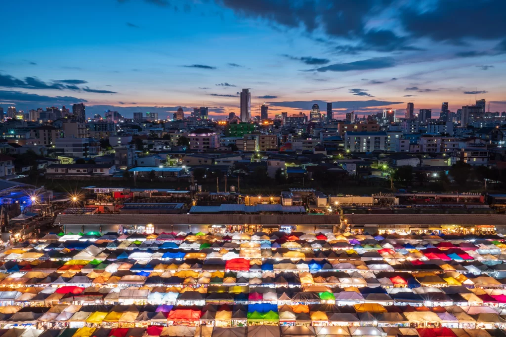 mercados de bangkok